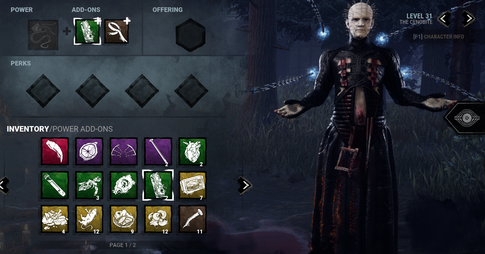 dbd does open handed affect addons