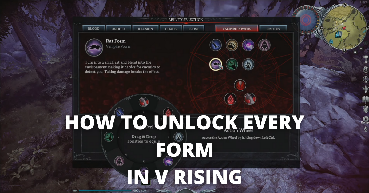 How to Get All forms in V Rising