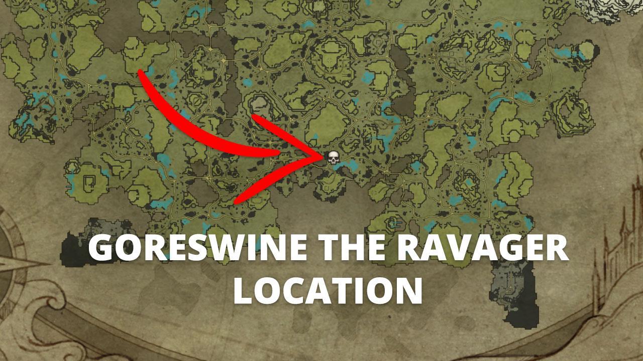 Goreswine the Ravager Location in V Rising