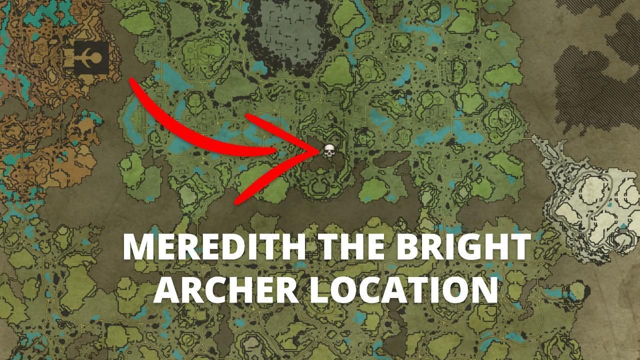 Meredith the Bright Archer Location in V Rising