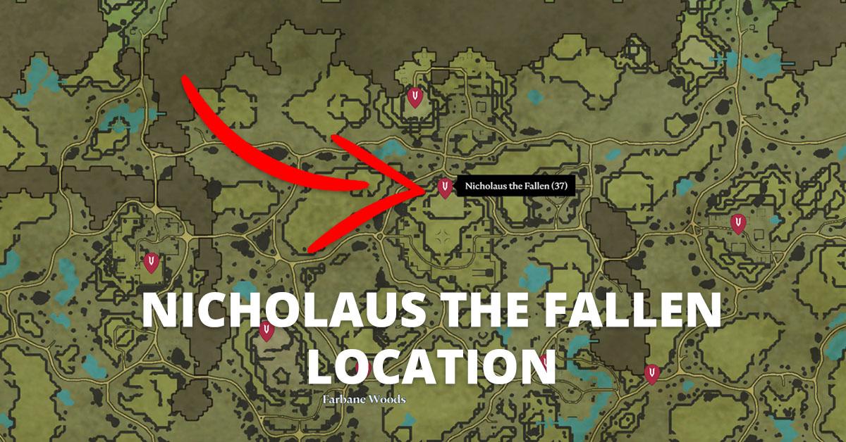 Nicholaus the Fallen Location in V Rising