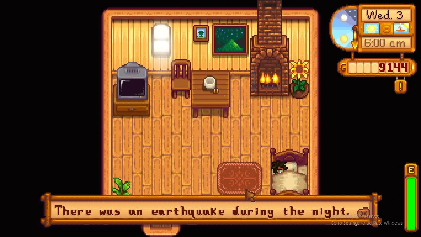 What is The Stardew Valley Earthquake?