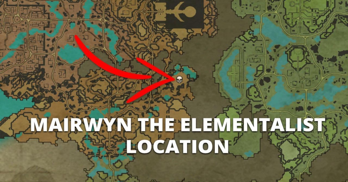 Mairwyn the Elementalist Location in V Rising