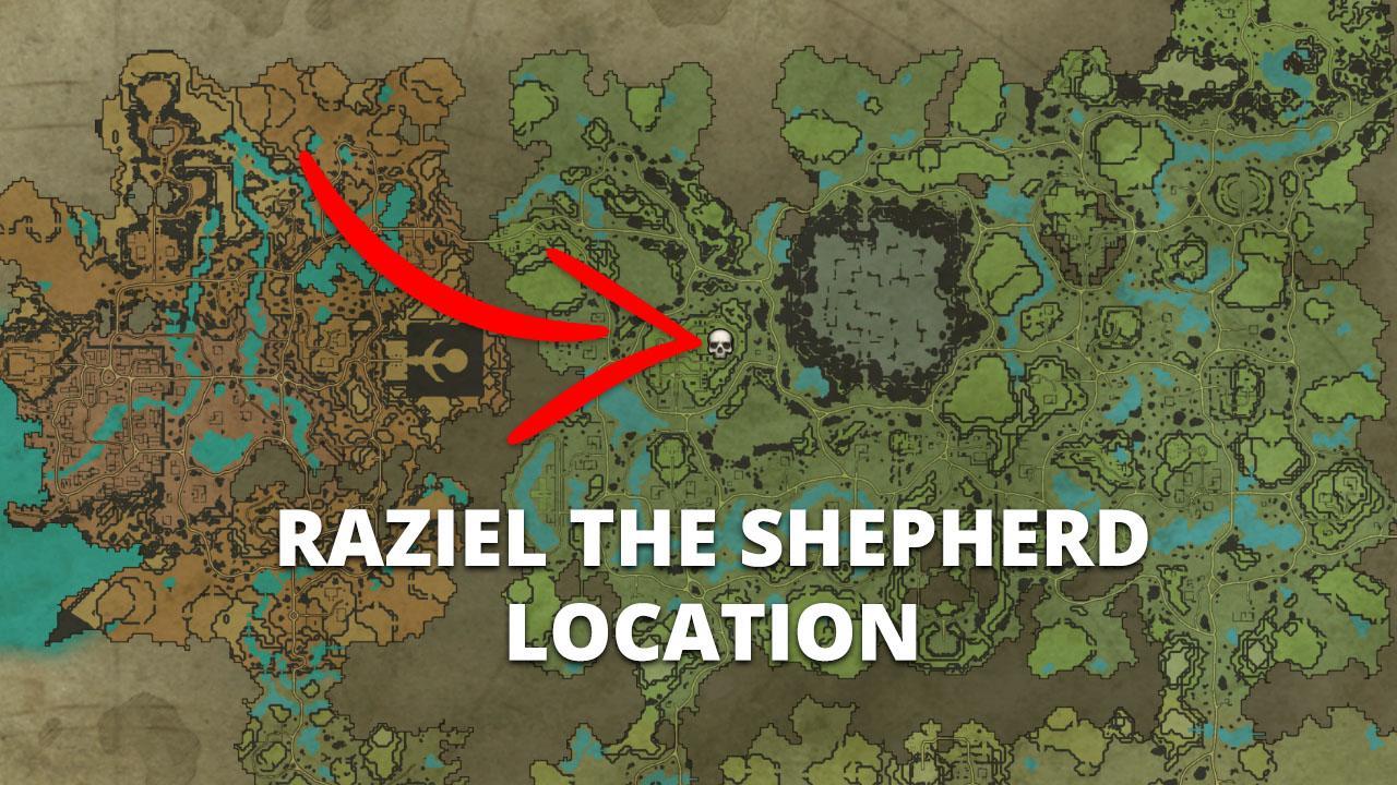 Raziel the Shepherd Location in V Rising