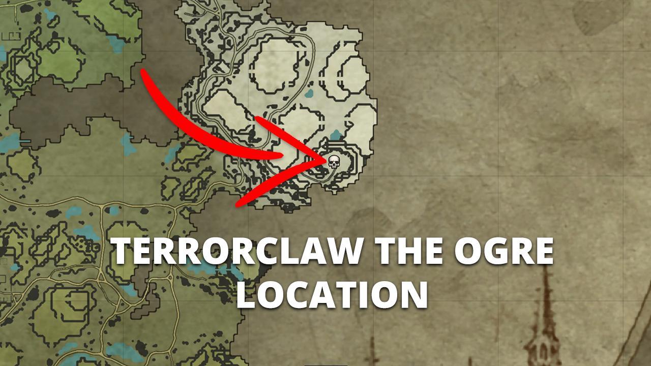 Terrorclaw the Ogre Location in V Rising