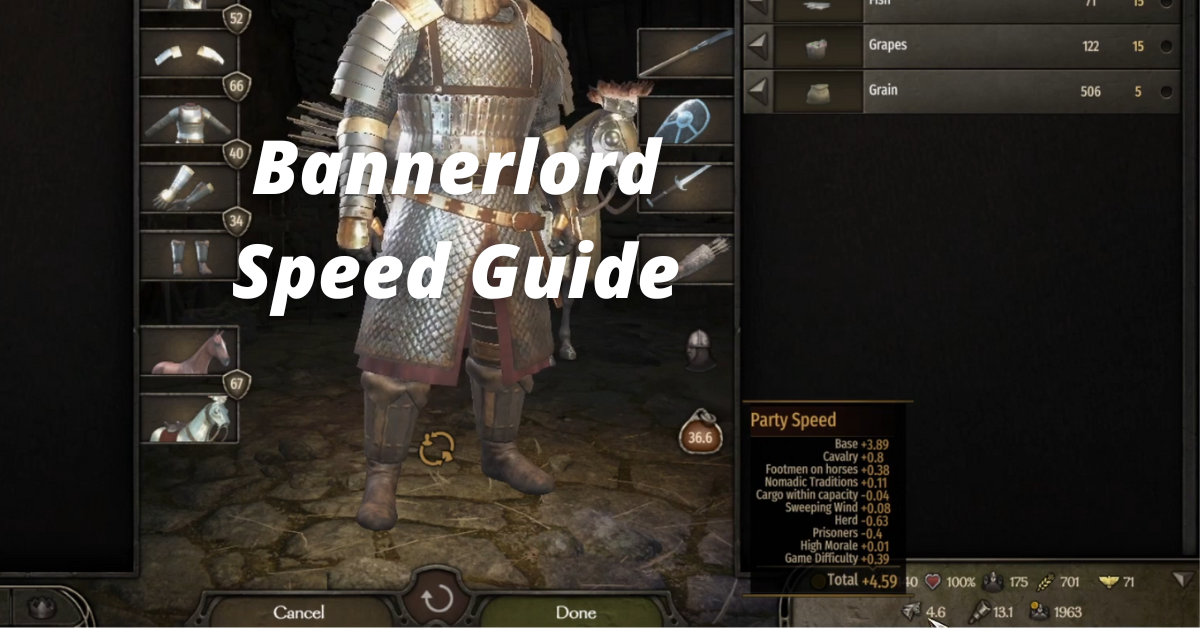 Bannerlord Speed Guide