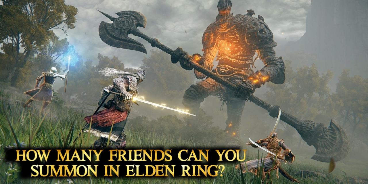 how many friends can you summon in elden ring