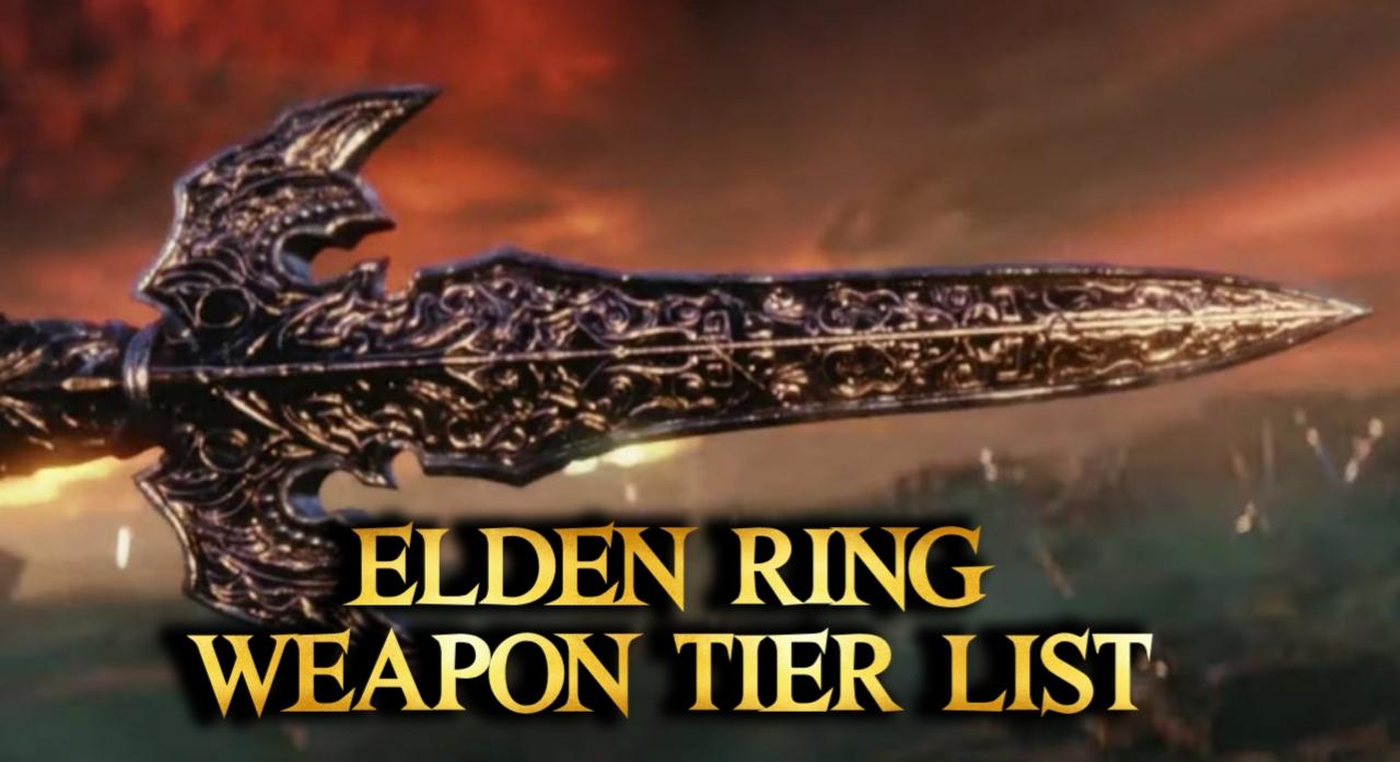 Eden Ring weapon tier list