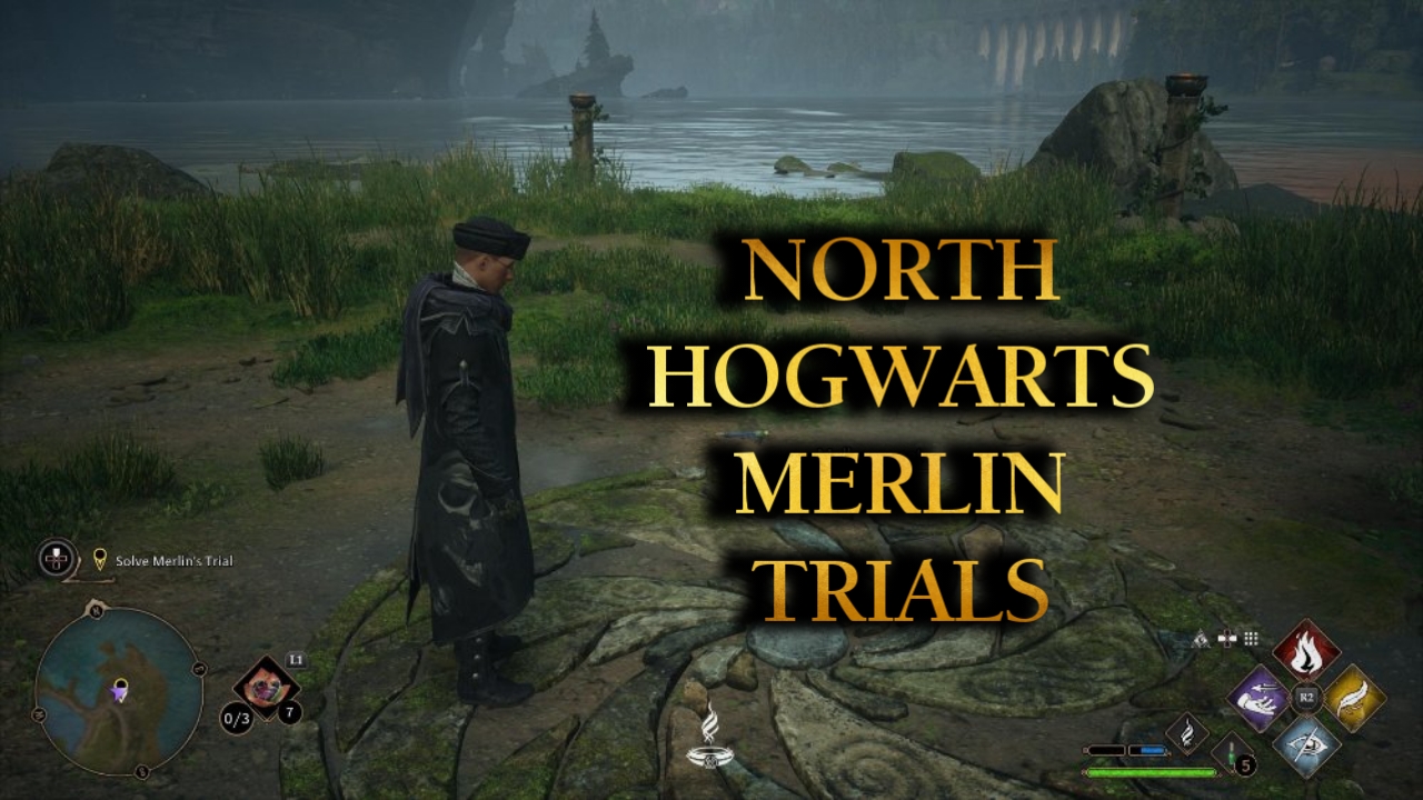 North Hogwarts Merlin Trials Solutions - Hogwarts Legacy