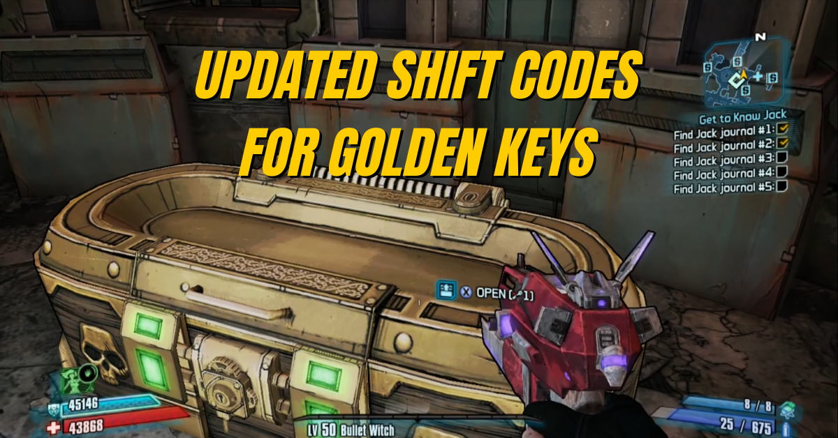 Borderlands 2 Shift Codes for Golden Keys