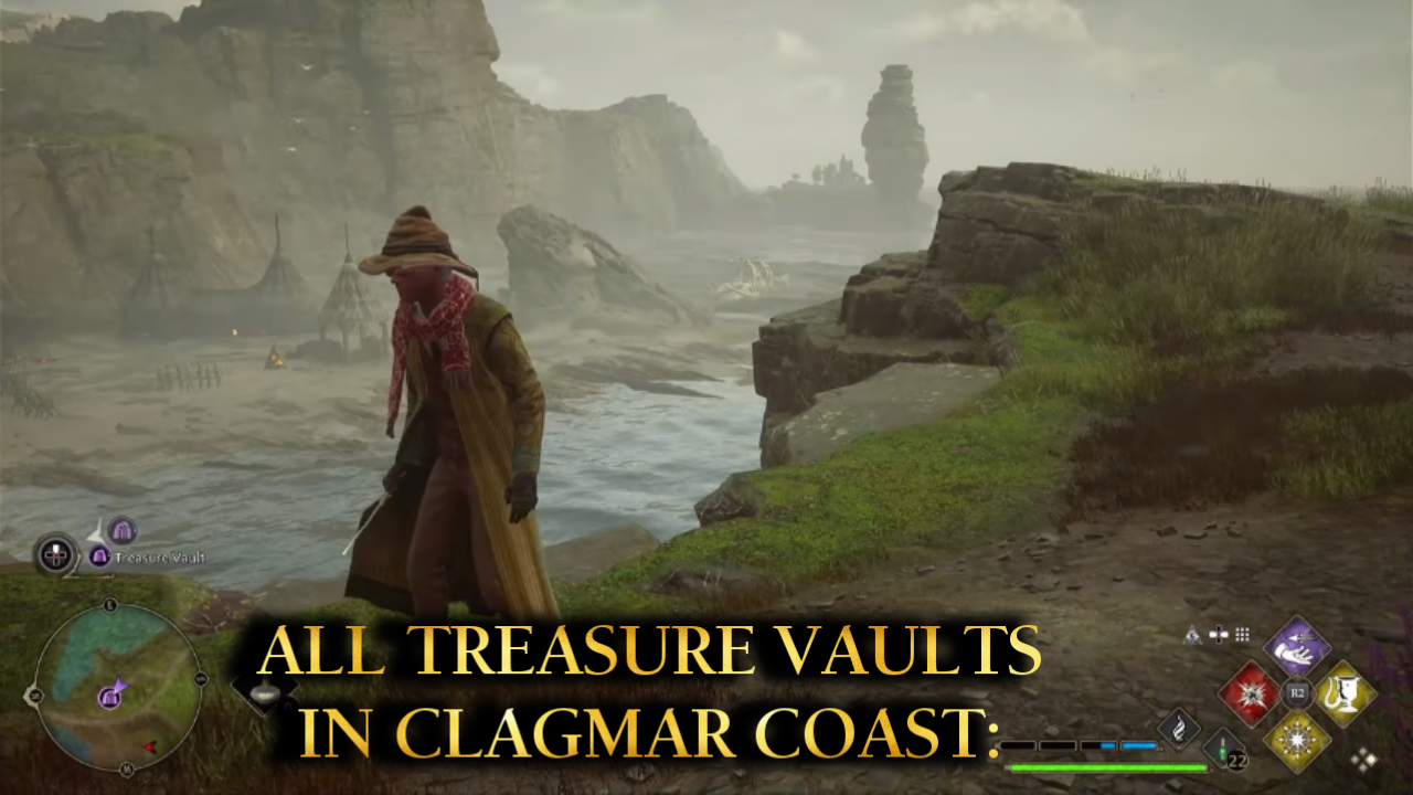 All Treasure Vaults in Clagmar Coast - Hogwarts Legacy