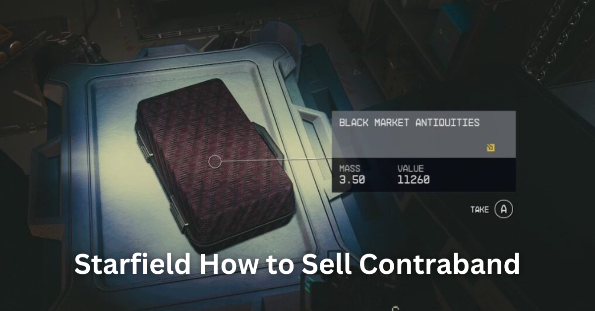 Starfield How to Sell Contraband