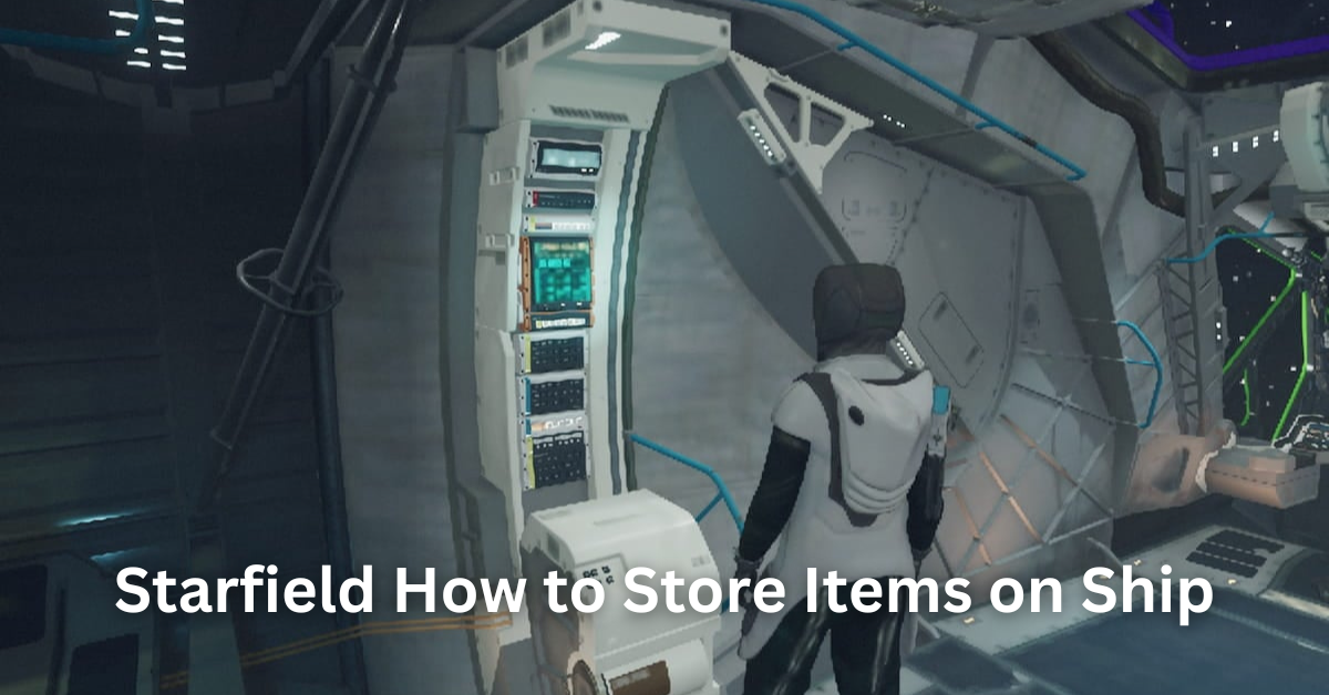 Starfield How to Store Items on Ship