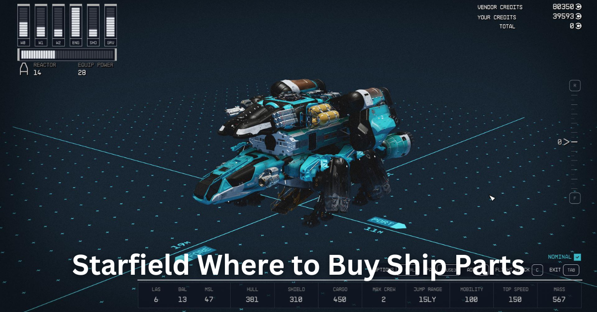 Starfield where to buy ship parts