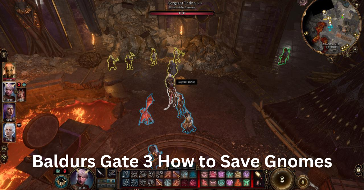 Baldur's Gate 3 How to Save Gnomes