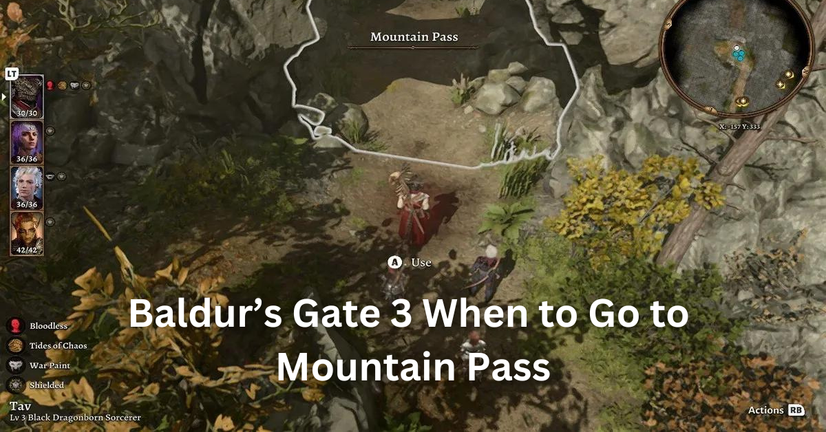 baldurs gate 3 when to go to mountain pass