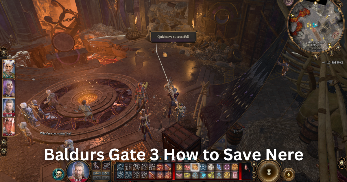 Baldurs Gate 3 How to Save Nere