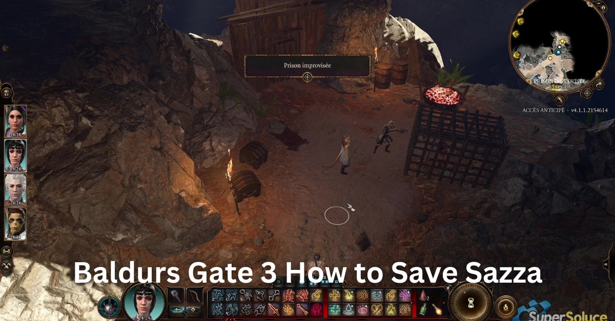 Baldur's Gate 3 How to Save Sazza