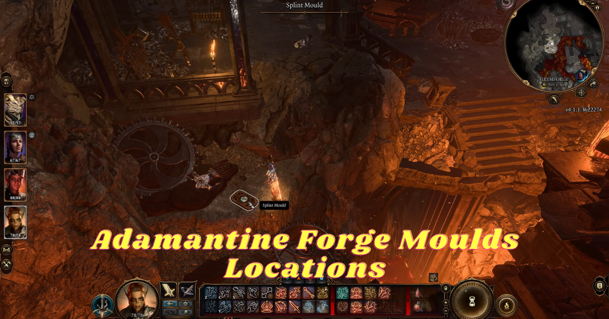 adamantine forge moulds locations