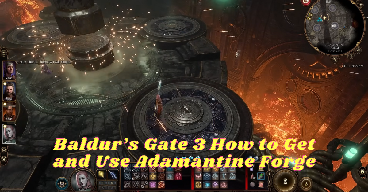 baldurs gate 3 how to get and use adamantine forge